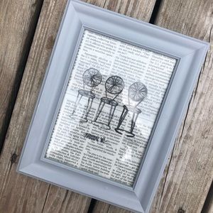 Framed Newspaper Print